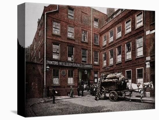 Dr Johnson's House, City of London, c1900 (1911)-Pictorial Agency-Stretched Canvas