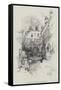 Dr Johnson's House, Threatened with Destruction-Herbert Railton-Framed Stretched Canvas