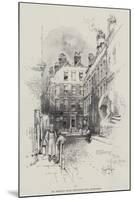 Dr Johnson's House, Threatened with Destruction-Herbert Railton-Mounted Premium Giclee Print