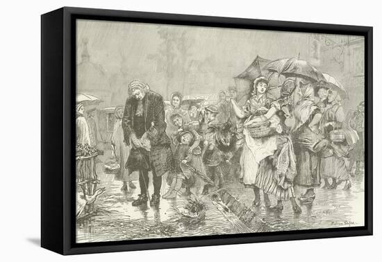 Dr Johnson's Penance-Adrian Scott Stokes-Framed Stretched Canvas