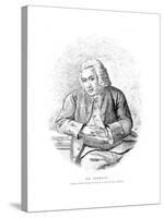 Dr Johnson Sketched-James Roberts-Stretched Canvas