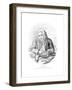 Dr Johnson Sketched-James Roberts-Framed Giclee Print