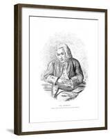 Dr Johnson Sketched-James Roberts-Framed Giclee Print