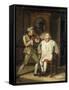 Dr Johnson with the Barber-John Collet-Framed Stretched Canvas