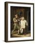 Dr Johnson with the Barber-John Collet-Framed Giclee Print