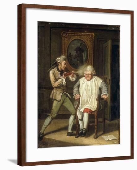 Dr Johnson with the Barber-John Collet-Framed Giclee Print
