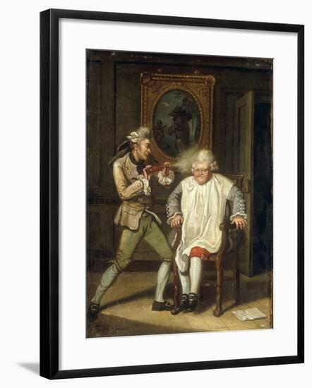 Dr Johnson with the Barber-John Collet-Framed Giclee Print