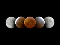 Total Lunar Eclipse, Montage Image-Dr. Juerg Alean-Framed Photographic Print