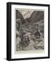 Dr Lansdell's Journey Through Chinese Central Asia, a Mud-Stream an Earthquake-Frank Dadd-Framed Giclee Print