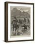 Dr Lansdell's Journey Through Chinese Central Asia, Fording the Muzart-Nin-Su-Frank Dadd-Framed Giclee Print