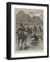 Dr Lansdell's Journey Through Chinese Central Asia, Fording the Muzart-Nin-Su-Frank Dadd-Framed Giclee Print