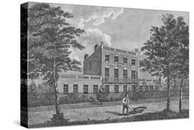 Dr. Lettsoms House, Camberwell, c1805, (1912). Artists: Unknown, George Samuel Elgood-George Samuel Elgood-Stretched Canvas