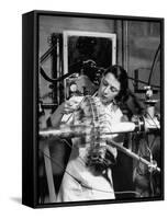 Dr. Liane Russell Studying Effects of Radiation on Mouse Genetics at Oak Ridge National Laboratory-null-Framed Stretched Canvas