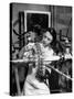 Dr. Liane Russell Studying Effects of Radiation on Mouse Genetics at Oak Ridge National Laboratory-null-Stretched Canvas