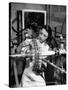 Dr. Liane Russell Studying Effects of Radiation on Mouse Genetics at Oak Ridge National Laboratory-null-Stretched Canvas