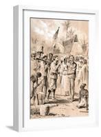 Dr Livingstone, I Presume?, November 1871-null-Framed Giclee Print