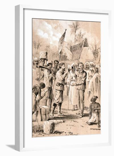 Dr Livingstone, I Presume?, November 1871-null-Framed Giclee Print