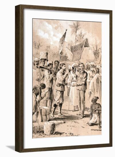 Dr Livingstone, I Presume?, November 1871-null-Framed Giclee Print