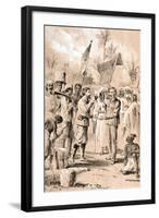 Dr Livingstone, I Presume?, November 1871-null-Framed Giclee Print