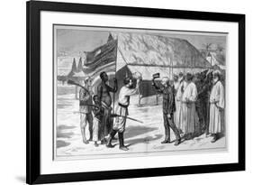 Dr Livingstone is Found by H.M. Stanley at Ujiji-Godefroy Durand-Framed Premium Giclee Print