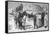 Dr Livingstone is Found by H.M. Stanley at Ujiji-Godefroy Durand-Framed Stretched Canvas