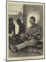 Dr Livingstone Reading the Bible to His Men-null-Mounted Giclee Print