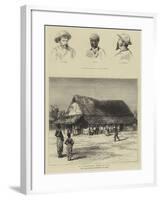 Dr Livingstone's House at Ujiji-null-Framed Giclee Print