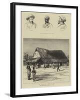 Dr Livingstone's House at Ujiji-null-Framed Giclee Print