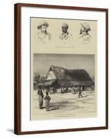Dr Livingstone's House at Ujiji-null-Framed Giclee Print