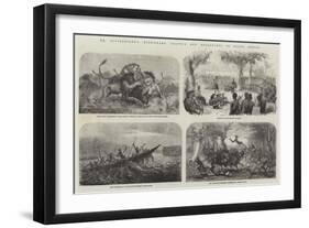 Dr Livingstone's Missionary Travels and Researches in South Africa-null-Framed Premium Giclee Print