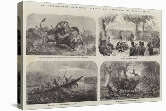 Dr Livingstone's Missionary Travels and Researches in South Africa-null-Stretched Canvas