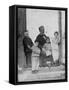 Dr Louis Pasteur with Four Children Who Had Been Bitten by Mad Dogs and Treated with Rabies Vaccine-null-Framed Stretched Canvas