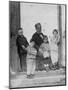 Dr Louis Pasteur with Four Children Who Had Been Bitten by Mad Dogs and Treated with Rabies Vaccine-null-Mounted Photographic Print