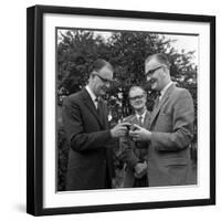 Dr Lowe of Ici Being Presented with a Camera, Denaby Main, South Yorkshire, 1962-Michael Walters-Framed Photographic Print