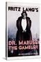 Dr Mabuse the Gambler Movie Fritz Lang Poster Print-null-Stretched Canvas