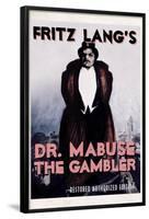 Dr Mabuse the Gambler Movie Fritz Lang Poster Print-null-Framed Poster
