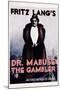 Dr Mabuse the Gambler Movie Fritz Lang Poster Print-null-Mounted Poster