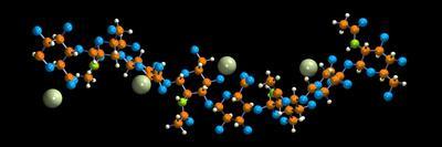 THC Cannabis Drug Molecule-Dr. Mark J.-Photographic Print