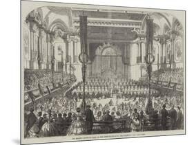 Dr Mark's Juvenile Ball in the Free-Trade Hall, Manchester-null-Mounted Giclee Print