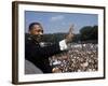 Dr. Martin Luther King Jr. Giving "I Have a Dream" Speech During the March on Washington-Francis Miller-Framed Premium Photographic Print