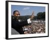 Dr. Martin Luther King Jr. Giving "I Have a Dream" Speech During the March on Washington-Francis Miller-Framed Premium Photographic Print