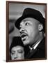 Dr. Martin Luther King, Jr. Talks to Newsmen-Henry Burroughs-Framed Photographic Print