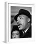 Dr. Martin Luther King, Jr. Talks to Newsmen-Henry Burroughs-Framed Photographic Print