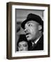 Dr. Martin Luther King, Jr. Talks to Newsmen-Henry Burroughs-Framed Photographic Print