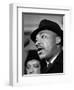 Dr. Martin Luther King, Jr. Talks to Newsmen-Henry Burroughs-Framed Photographic Print