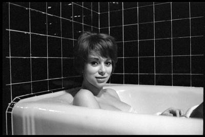 Mireille Darc in Her Bath, 1966