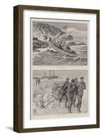 Dr Nansen and Mr Jackson in the White North-null-Framed Giclee Print