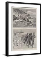 Dr Nansen and Mr Jackson in the White North-null-Framed Giclee Print