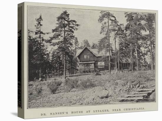 Dr Nansen's House at Lysaker, Near Christiania-null-Stretched Canvas
