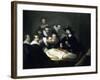 Dr. Nicolaes Tulp Is Pictured Explaining The Musculature Of The Arm To Medical Professionals-Rembrandt van Rijn-Framed Art Print